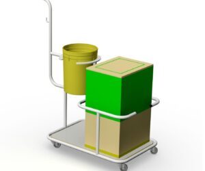 GB Medicali - Carrello contenitore Anne