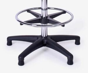GB Medicali - Sgabello su ruote in similpelle e nylon Hoxa 910 - Optional