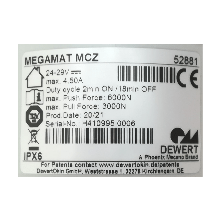 GB Medicali - MEGAMAT MCZ 52881 - Dewert