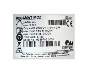 GB Medicali - Attuatore MEGAMAT MCZ 53317