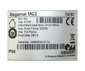 GB Medicali - Attuatore MEGAMAT MCZ 74187