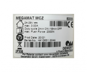 GB Medicali - Attuatore MEGAMAT MCZ 80055