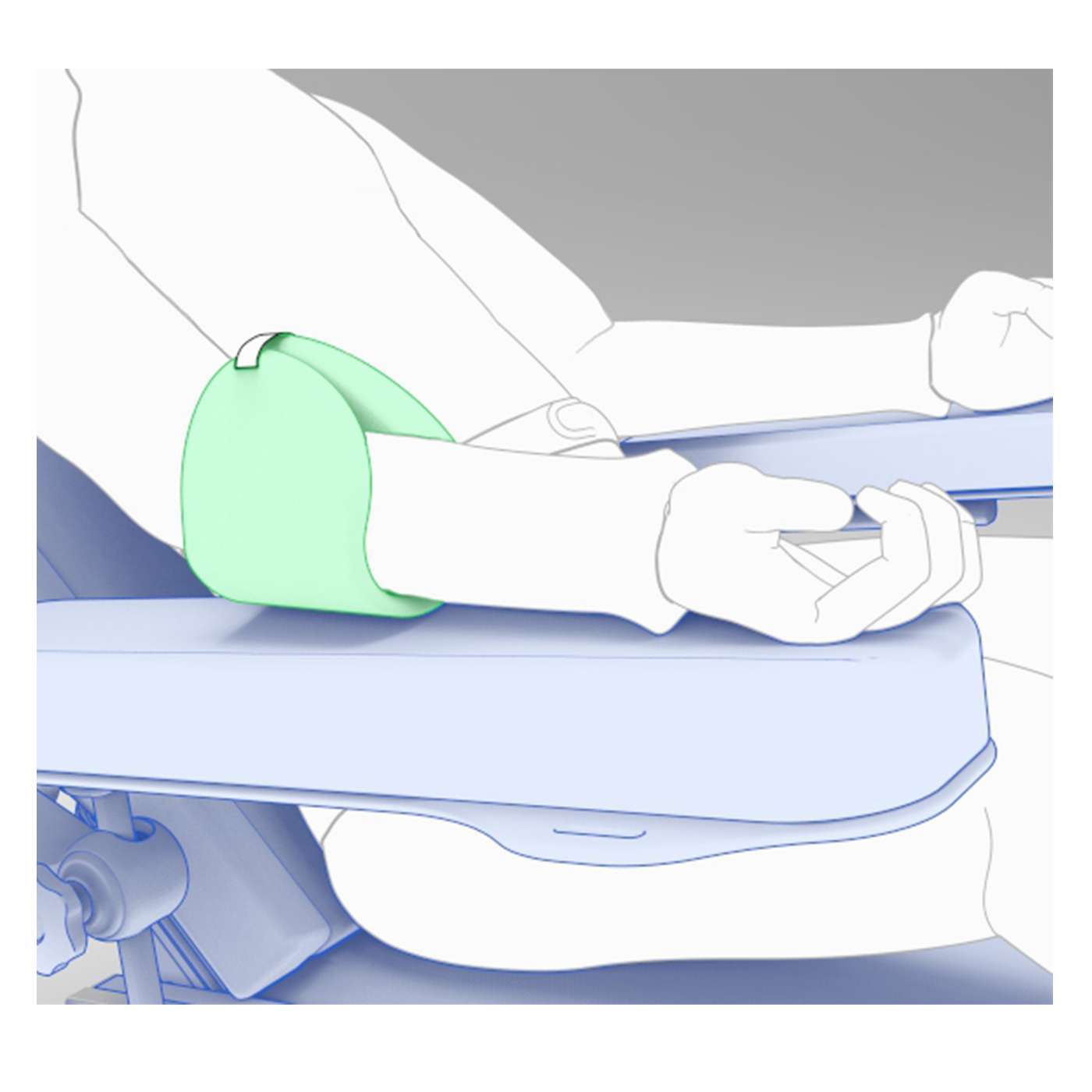 GB Medicali - Posizionatore monouso protezione gomito e nervo ulnare