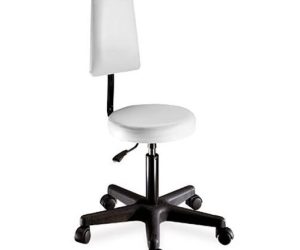 GB Medicali - Sgabello regolabile h 45/58 cm con schienale - EB21