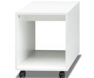 GB Medicali - Carrello comodino in legno bianco - EB35
