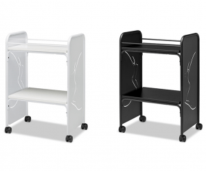 GB Medicali - Carrello acciaio due ripiani da 53,5 cm - EB28PLUS