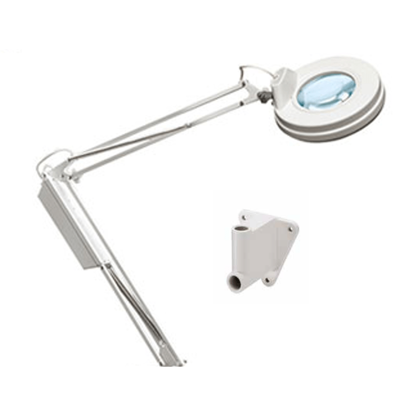 GB Medicali - Lampada led da muro con lente d'ingrandimento