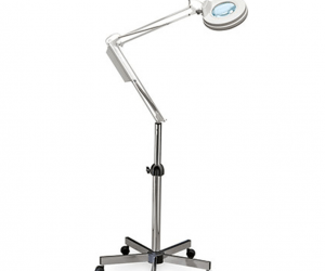 GB Medicali - Lampada led da muro con lente d'ingrandimento stativo h regolabile