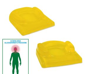 GB Medicali - Posizionatore gel - Poggiatesta a culla per testa supina