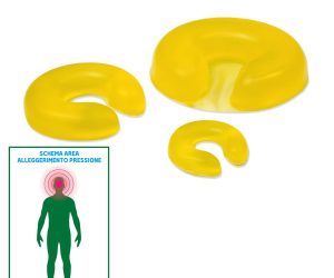 GB Medicali - Posizionatore Gel - Poggiatesta a ferro di cavallo