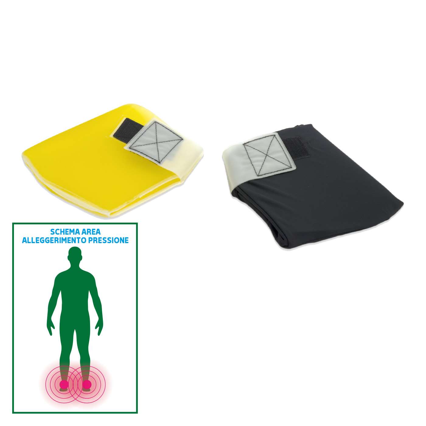 GB Medicali - Posizionatore gel - Fascia per tallone e caviglia