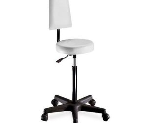 GB Medicali - Sgabello regolabile h 64/88 cm con schienale - EB22