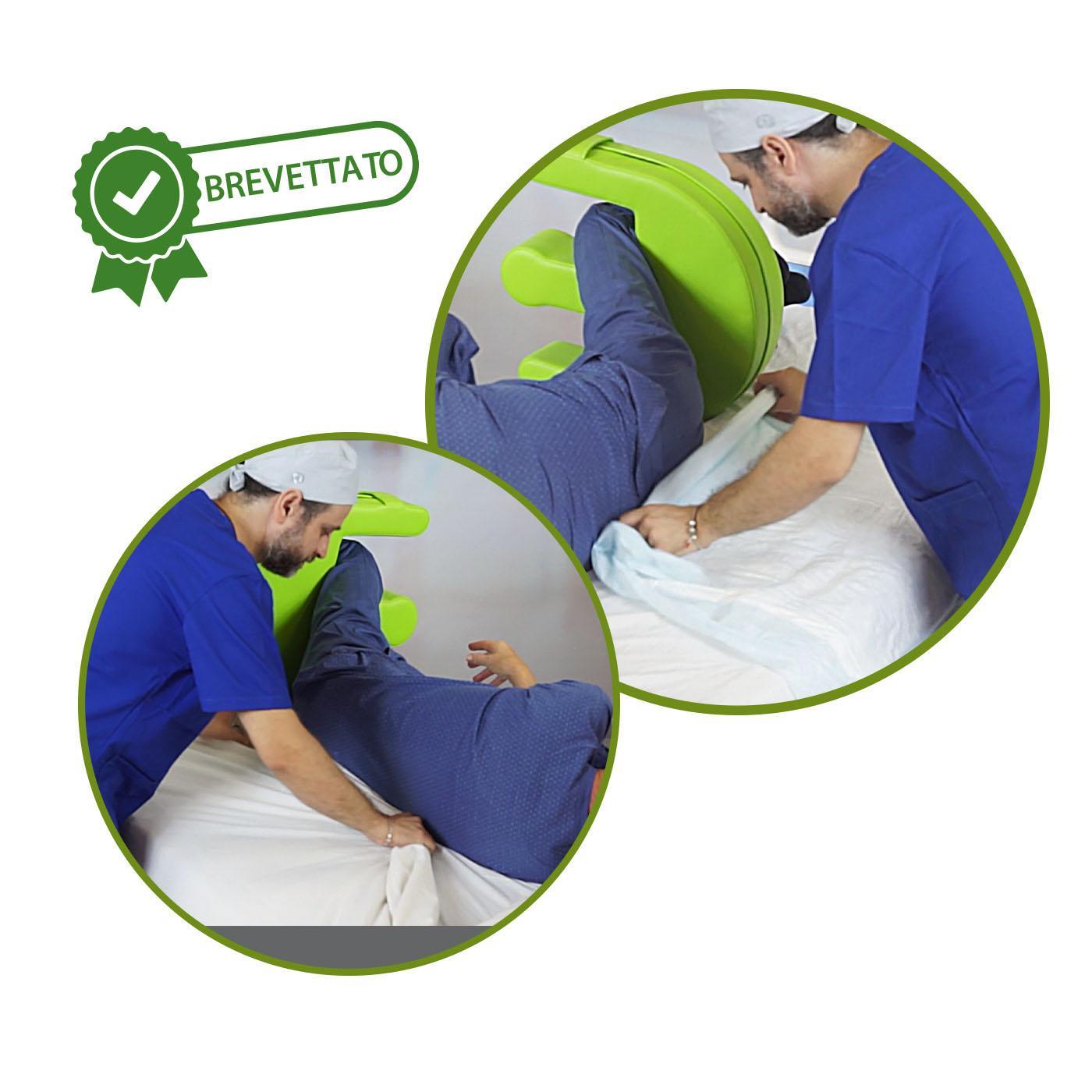 Cuscino Ortopedico In Memory Foam A Ciambella – 44x41 Cm, Per Auto, Ufficio, Emorroidi E Post-Operatorio, Con Federa Lavabile, Blu