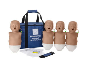 GB Medicali - Prestan Ultralite Baby confezione da 4 manichini (pelle scura)